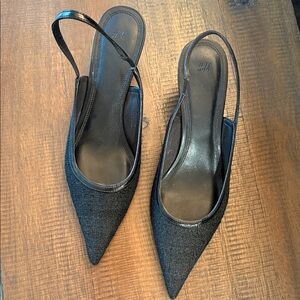 H&M Black Pointed Toe Heels
